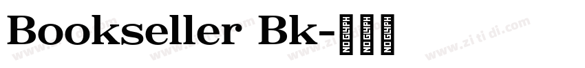 Bookseller Bk字体转换